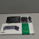 Samsers Foldable Bluetooth Keyboard with Touchpad - Portable Wireless Keyboard with Holder, Rechargeable Full Size Ultra Slim Pocket Folding Keyboards for Android Windows iOS Tablet & Laptop - Black (BT x1)