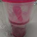 Cereal On The Go Cups Breakfast Drink Cups Portable Yogurt and Cereal to-Go Container Cup (Rose Red)