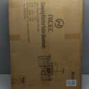 Nice C Camping Kitchen Table, Folding Grill Table, Upgrade Light Stand and Windshield Cooking Station & 3 Organizers, Carry Bag for Outdoor, Beach, BBQ, Picnic, Cooking, Indoor, Office(Silver)