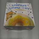 BluBrk Tough Dog Chew Toys for Aggressive Chewers - Heavy Duty Squeaky Donut Toy for Large Dogs Interactive Indoor & Outdoor Play