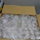 JOLLY CHEF 48 Pack Stemless Plastic Champagne Flutes 9 oz, Crystal Clear Stemless Plastic Toasting Glasses, Clear Disposable Unbreakable Drinkware Ideal for Wedding, Birthday, Party, Thanksgiving