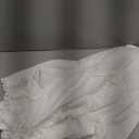 TILLYOU Baby Crib Skirt Girls Boys, Ruffled Bed Skirt with Pompoms, 28x 52, 14'' Drop, White