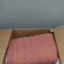 WDCOZY King Size Quilt Bedding Sets with 2 Pillow Shams, Lightweight Soft Bedspread Coverlet, Quilted Blanket Thin Comforter Bed Cover for All Season, 3 Pieces, 104x90 inches, Rose Red