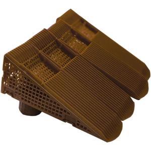 Downspout Gutter Guard - Eliminates Downspout Pipe Clogs from Leaves and Debris - 4-Pack (Brown)