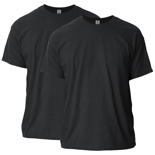 Gildan Men's Ultra Cotton T-Shirt, Style G2000, Multipack, Black (1-Pack), X-Large