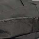 ULTCOVER 600D Tough Canvas Heavy Duty Rectangular Patio Table and Chair Cover - Waterproof Outdoor General Purpose Furniture Covers 64Lx52Wx28H inch, Black