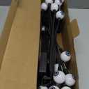 2025 Upgraded 6 Pack Solar Halloween Lights Outdoor, 36 LED Purple Swaying Solar Eyeball Lights Waterproof with 2 Modes for Path Party Patio Garden Pathway Graveyard Halloween Displays Decorations