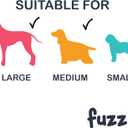 2 x Fuzzl Ultra Tough Nylon Dog Chew Toy - Crossbone and Bone Beef Flavour for Extreme Chewers - Long Lasting Bone for Aggressive Chewers - Strong Puppy Toys