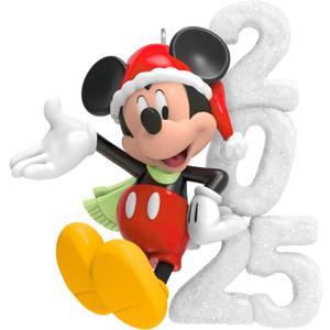 Hallmark Keepsake Christmas Ornament 2025, Disney Mickey Mouse A Year of Disney Magic