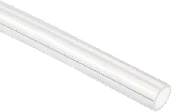 uxcell Silicone Tube 2mm ID X 3mm OD 16.4' Flexible Silicone Rubber Tubing Water Air Hose Pipe Transparent for Pump Transfer