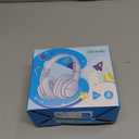 iClever BTH12 Kids Bluetooth Headphones,Colorful LED Lights,74/85dBA Safe Volume,85H Playtime,Bluetooth 5.2,Over Ear Headphones Builtin Mic for iPad/Tablet/Airplane,Blossom Pink