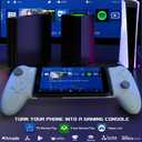 arVin USB C Mobile Gaming Controller for iPhone 17/16/15 Series & Android (USB-C) Plug & Play - Remote Play for PS5/PS4/Xbox/PC Consoles, Cloud Game, Emulator, with Hall Effect Joysticks/Turbo/Back keys