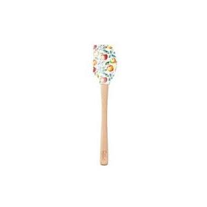 Floral Spatula Silicone Spatula with Wooden Handle
