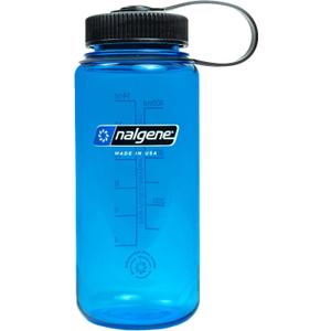 Nalgene Sustain Tritan BPA-Free Water Bottle Made with Material Derived from 50% Plastic Waste (using ISCC certified mass balance), 16 OZ, Wide Mouth, Slate Blue