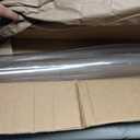 24 x 24 Inch Clear Table Cover, Protector for Dining Room, Kitchen, Office - 1.5mm Thick Plastic, Waterproof