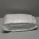 Pillows Set of 2, Fluffy Down Alternative Bed Pillow Cotton Cover, White, Queen Size 20x28