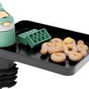 Upgraded Car Seat Tray for Kids Car Seat Tray with Expandable Base for Snacks, Toys, Books, Entertainment Kids Travel Essentials Fits 3.1''-3.5'' Cup Holders (1, Large Base)