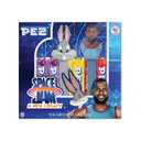 PEZ Candy Space Jam Gift Set, Bugs Bunny & Lebron James Dispensers & Six Pack Of Candy (8 Piece Assortment)