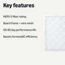 Amazon Basics MERV 5 AC Furnace Air Filter, 20x30x1 inches, 6-Pack (Actual size: 19.75" x 29.75" x 0.75")
