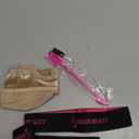 Lace Wig Grip Cap for Women - Medium Size Snug Fit 4x5 Transparent Swiss Lace Non-slip Glueless Wig Gripper with Ear-Cutouts Adjustable Velcro Headband (Light Brown)