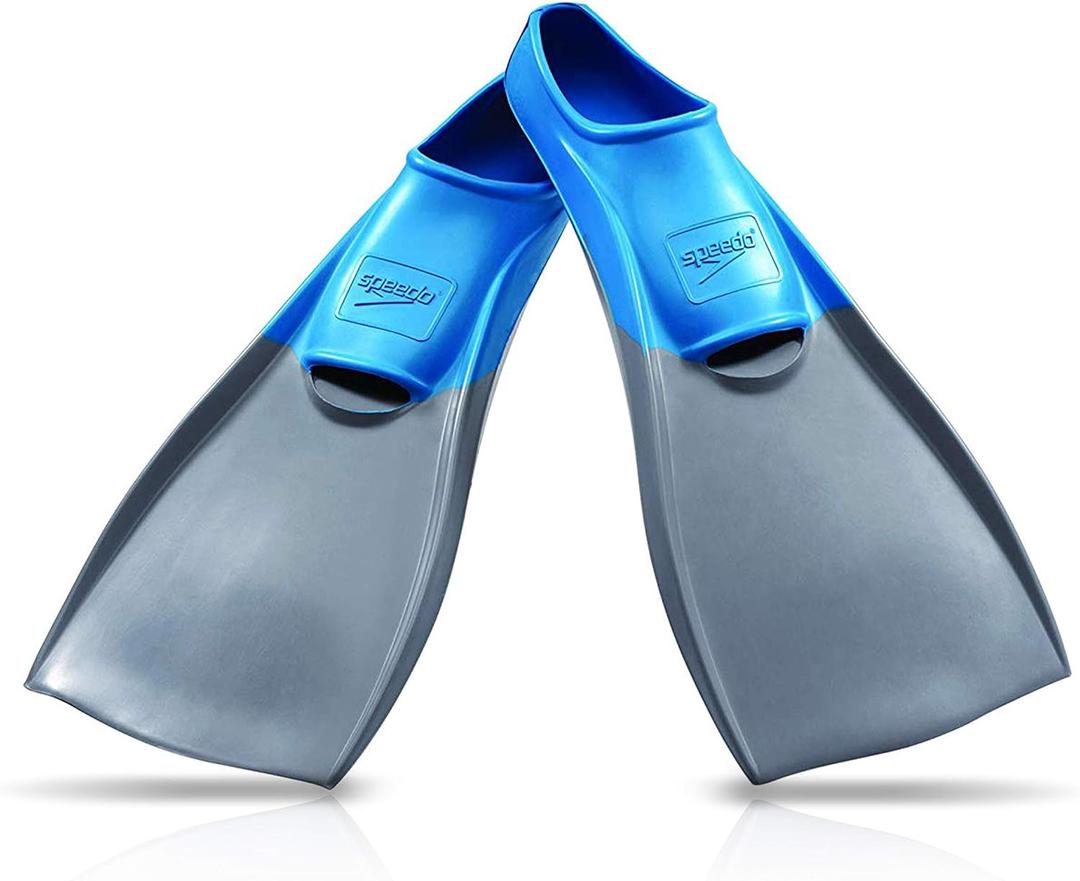 Speedo Unisex-Adult Swim Training Fins Rubber Long Blade M