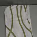 Biscaynebay Textured Fabric Shower Curtain 72x72 Inch, Sage Printed Striped Linen Modern Hotel Luxury Quality Cloth Bathroom Curtains Machine Washable