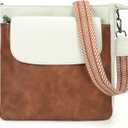 Anti Theft Crossbody Bags for Women, Travel Purses with Adjustable Strap Leather Shoulder Bag Handbag