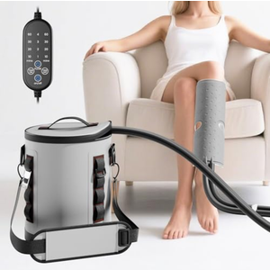 Cold Therapy Machine with Timer, Portable Ice Machine for Knee After Surgery, Shoulder Ice Area Accessory, Cryotherapy Pain Relief w/Shoulder,Knee Replacement Recovery System, Hip and Ankle.