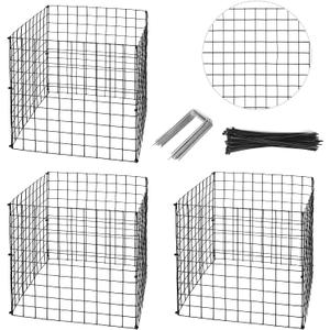 12 Sheet Small Wire Plant Protectors with Nylon tie Plant Protector 12 Garden Wire Plant Mesh U-Shaped Garden Stakes for Plants, Vegetables and Shrubs (12) 12 Sheet Small Wire Plant Protectors with Nylon tie Plant Protector 12 Garden Wire Plant Mesh U-Shaped Garden Stakes for Plants, Vegetables and Shrubs (12)