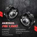 A ABIGAIL Driving Fog Lights Lamps Replacement for 2014 2015 14 15 Chevy Camaro LS/LT 3.6L V6 with H11-12V 55W Halogen Bulbs & Switch and Wiring Kit