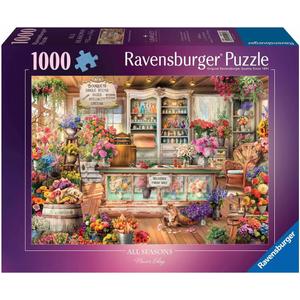 Ravensburger All Seasons Flower Shop 1000 Piece Jigsaw Puzzle | Explore Colorful Botanical Arrangements | from The Bestselling Puzzle Brand Worldwide | Enhanced Anti-Glare Surface