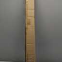 Warm Gold Curtain Rods for Windows 72 to 144 Inches Adjustable Length Heavy Duty 1" Diameter Brass Bronze Long Window Curtain Rod with Solid Metal Finials for Outdoor Farmhouse Bedroom Living Room