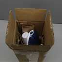 BEAUTURAL Steamer for Clothes, Portable Handheld Garment Fabric Wrinkles Remover, Aluminun Heating Plate, 35-Second Fast Heat-up, Large Detachable Water Tank (Only for 120V) (Blue&White)