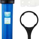 Geekpure 20 Inch Whole House Water Filter Housing 3/4" Port-Fit 4.5" x 20" Filters (1)