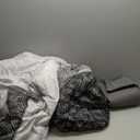 Dinjoy Queen Comforter Set Dark Gray Boho,Soft 7 Piece Bed in a Bag Queen Size Black Bedding Sets Striped Comforters with Plaid Bed Set with Sheets for Men Fall Winter, Black and Gray 