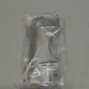 Landhoow 2 Pcs 3 x 7'' Door Latch Guard Plate Cover Stainless Steel Door Security Strike Latch Protector, Against Forced Entry Easy to Install for Home and Commercial (Reinforcement Ribs Style,Silver)