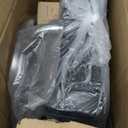 Square Salon Rolling Stool - 300lbs Weight CapacityAdjustable Swivel Stool with WheelPu Leahter Comfortable Cutting Stools for Salon Tattoo Stylist Massage Perfect for Work SPA (Black)
