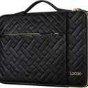 Lacdo 360 Protective 14 Inch Laptop Sleeve Case for HP Lenovo Dell ASUS Acer Chromebook 14 / HP Stream 14 / Dell Inspiron 14 / Lenovo IdeaPad 14 / Acer Spin/ASUS ZenBook Computer Bag, Elegant Black