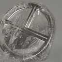 Stainless Steel Kids Plates 2 Packs, 9" Toddlers Divided Plates, Portion Control Plate for Bariatric Adults, Non Toxic Unbreakable Baby Dinner Dishes, 304 Metal Camping Food Tray