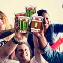 45 Pcs Football Party Cups Super Bowl Plastic Cups 12 OZ Football Disposable Clear Cups Football Drinking Cups for Football Party Supply, Ertyjikg-1