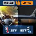 for Subaru Ascent Sun Shade 2019-2025 2026, Car Front Window Covers Sun Visor Protector, Foldable Blocks UV Rays Windshield Sunshade for Subaru Ascent Accessories