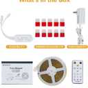 COB LED Strip Light 16.4ft, Dimmable 2300K-6500K White CCT Tunable, DC 24V Cuttable LED Tape Light, High Density 3040 LED 36W CRI 90, APP Remote Control, Music Mode, For Home DIY, Living Room, Bedroom