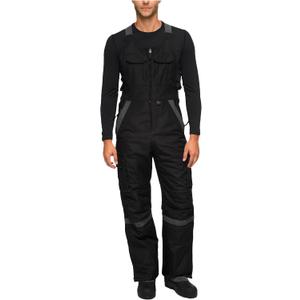 Arctix Men's Tundra Ballistic Bib Overalls With Added Visibility, Large/32" Inseam, Black