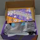 BLAXTEM 4-in-1 Kids Toy Vacuum that Works with Suction, Toy Electric Toddler Vacuum Cleaner for Children Boys & Girls, Toddlers Toys Cleaning Set for Pretend Play (Blue)