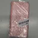 Compatible with Samsung Galaxy A01 Core/M01 Core Wallet Case Wrist Strap Lanyard Leather Flip Cover Card Holder Stand Phone Cover for Glaxay A01Core Ao1 A 01 Gaxaly 01A A013M 2020 Rose Gold