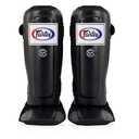 Fairtex SP3 Muay Thai Shin Guards for Men, Women, Kids | MMA Training, Kickboxing | Premium, Lightweight & Durable |Avoid shin splints During Training, Sparring (Large, Black)