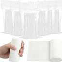 Affrolling 6 Rolls Travel Toilet Paper to Go Packs Soft Camping Toilet Paper Bulk Portable Travel Size Compact Pocket Coreless Tissue Rolls for Purses Women Hiking Camp RV Backpacking Outdoor (Clear)