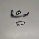 APPERFiT Exterior Door Handle Chrome w/Gasket Pad Compatible with Kia Sorento 2011 2012 2013 2014 2015 Front Door Left Driver Side Panel Replaces 826512P010 826522P020 826542P000 (FL)