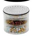 Filtered High-Pressure Handheld Shower Head for Hard Water & Chlorine Filtration with 9 Spray Settings Including Power Wash, Rainfall, Mist, and Massaging 2.5GPM (Matte Black - Obsidian)