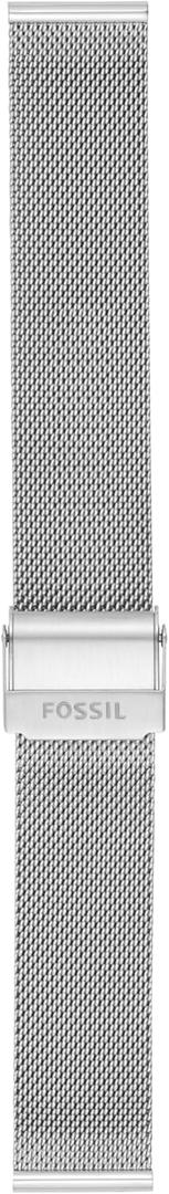Fossil Stainless Steel Interchangeable Watch Band Strap (14mm, Silver Mesh) Fossil Stainless Steel Interchangeable Watch Band Strap (14mm, Silver Mesh)